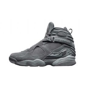 Nike Air Jordan 8 Sko Til Mænd Grå