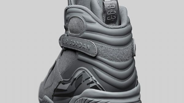 Nike Air Jordan 8 Sko Til Mænd Grå
