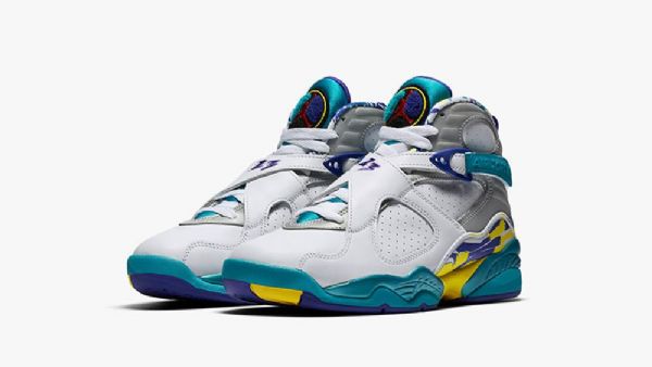 Nike Air Jordan 8 Sko Til Mænd Hvid