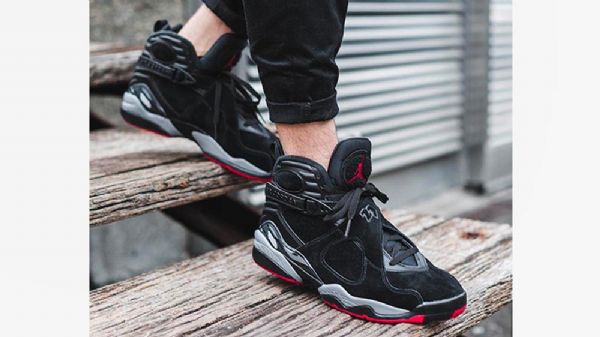 Nike Air Jordan 8 Sko Til Mænd Sort