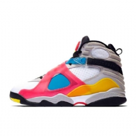 Nike Air Jordan 8 Sp Retro Se Sko Til Mænd Hvid Flerfarvet