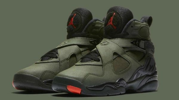 Nike Air Jordan 8 Take Flight Sko Til Mænd Army Grøn