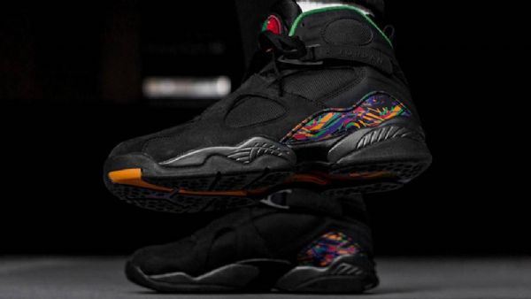 Nike Air Jordan 8 Tinker Air Raid Sko Til Mænd Sort