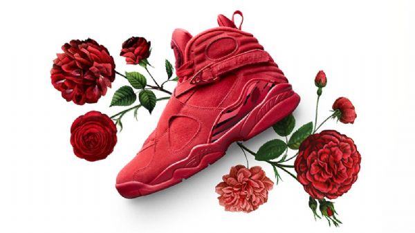 Nike Air Jordan 8 Valentinsdag Sko Til Mænd Rød