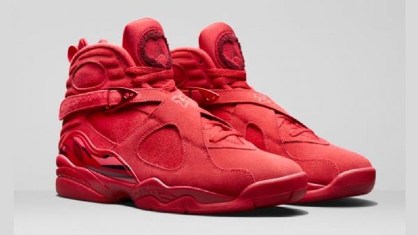 Nike Air Jordan 8 Valentinsdag Sko Til Mænd Rød