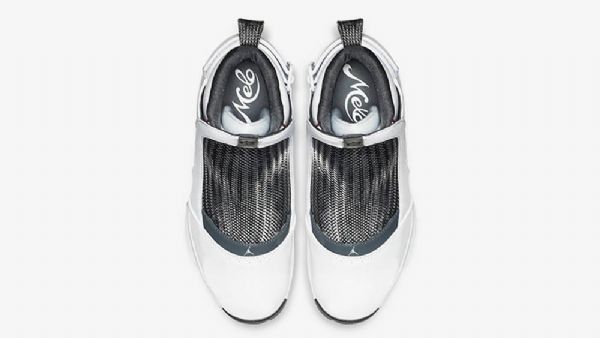 Nike Air Jordan 19 Flint Sko Til Mænd Hvid