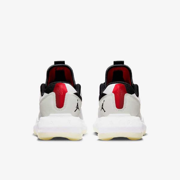 Nike Air Jordan Air 200e Sko Til Børn Sort Hvid Rød Grå