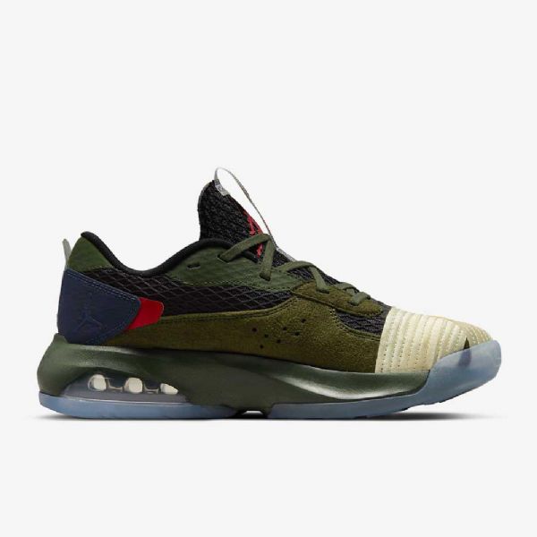 Nike Air Jordan Air 200e Sp Sko Til Mænd Grøn Sølv Rød