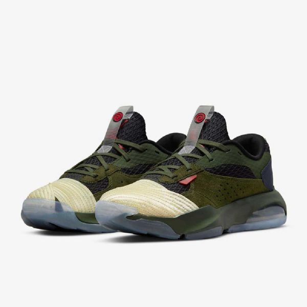 Nike Air Jordan Air 200e Sp Sko Til Mænd Grøn Sølv Rød