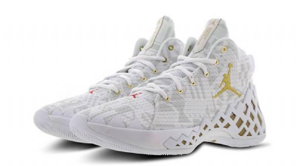 Nike Air Jordan Diamond Mid Tops Sko Til Mænd Hvidguld
