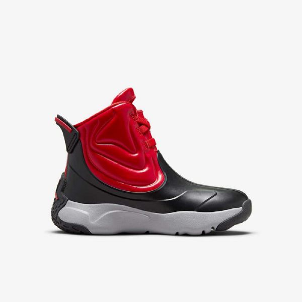 Nike Air Jordan Drip 23 Gummistøvler Til Børn Sort Grå Rød