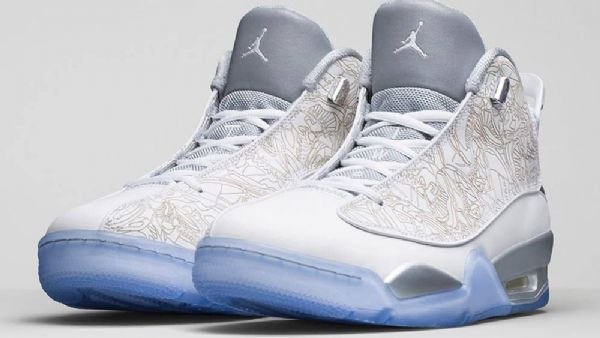 Nike Air Jordan Dub Zero Laser Sko Til Mænd Hvid