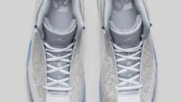 Nike Air Jordan Dub Zero Laser Sko Til Mænd Hvid