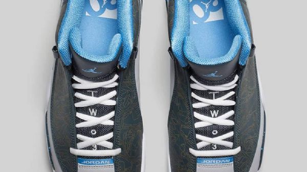 Nike Air Jordan Dub Zero Sko Til Mænd Grå Blå