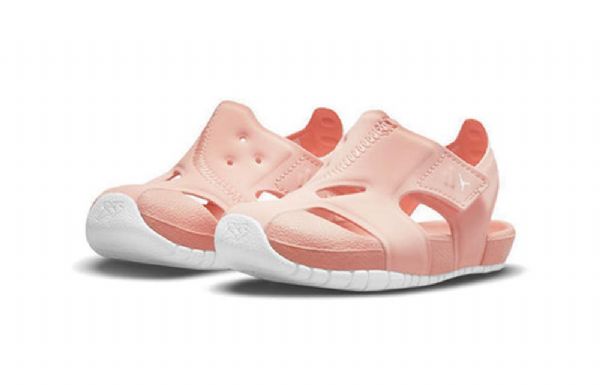 Nike Air Jordan Flare Minimalistic Regular Sandaler Til Børn Lyserød