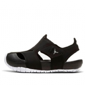 Nike Air Jordan Flare Minimalistic Sandaler Til Børn Sort