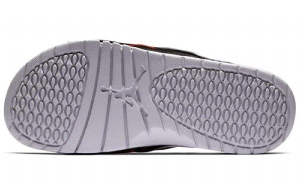Nike Air Jordan Hydro Iv Retro Non-slip Velcro Akupressur Sål Obsidian Slide Sports Hjemmesko Til Mænd Sort