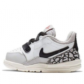 Nike Air Jordan Legacy 312 Low Tops Td Sko Til Børn Hvid Sort