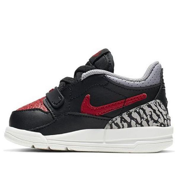 Nike Air Jordan Legacy 312 Low Tops Wide Cement Td Sko Til Børn Marineblå