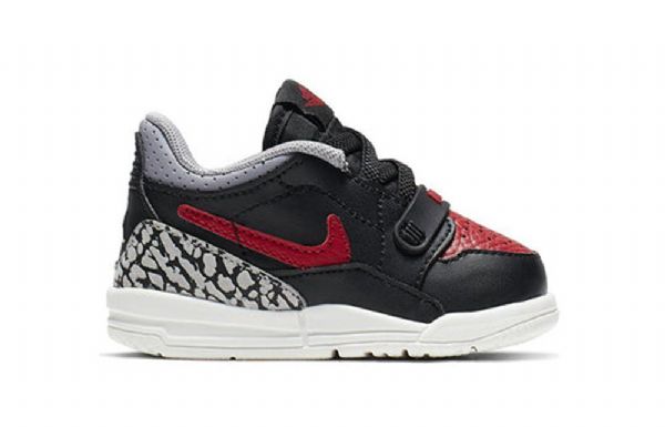 Nike Air Jordan Legacy 312 Low Tops Wide Cement Td Sko Til Børn Marineblå