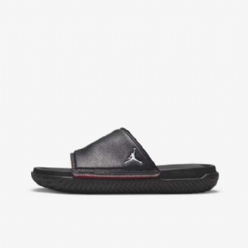 Nike Air Jordan Legesandaler Til Børn Sort Rød