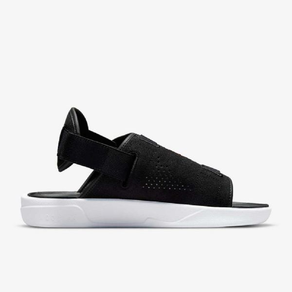 Nike Air Jordan Ls Flip Flops Til Mænd Sort Hvid Rød