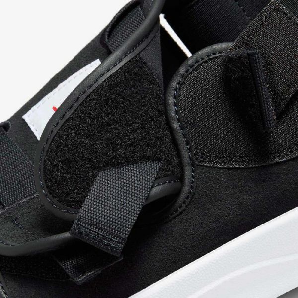 Nike Air Jordan Ls Flip Flops Til Mænd Sort Hvid Rød
