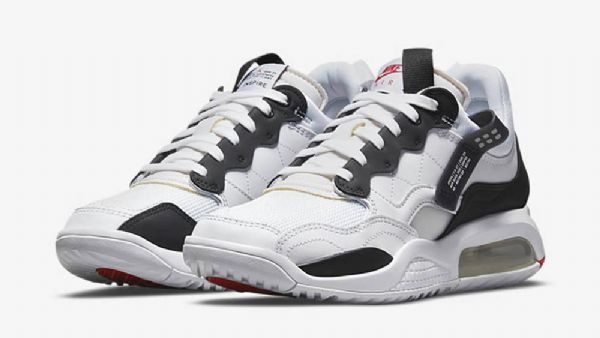 Nike Air Jordan Ma2 Four Sko Til Damer Hvid Sort Rød