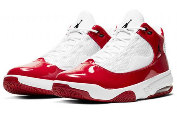 Nike Air Jordan Max Aura 2 Retro Basketball Sko Til Mænd Hvid Rød