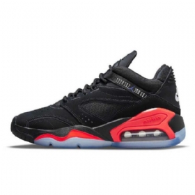 Nike Air Jordan Point Lane Infrarøde Sko Til Mænd Sort