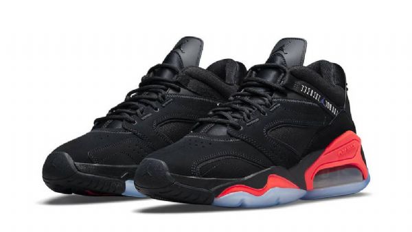 Nike Air Jordan Point Lane Infrarøde Sko Til Mænd Sort