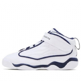 Nike Air Jordan Pro Strong Sko Til Børn Hvid Blå
