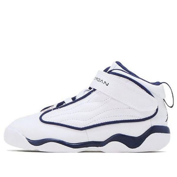 Nike Air Jordan Pro Strong Sko Til Børn Hvid Blå