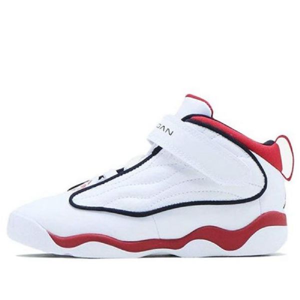 Nike Air Jordan Pro Strong Sko Til Børn Hvid Rød