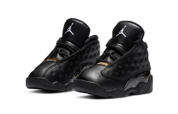 Nike Air Jordan Retro 13 Td Sko Til Børn Guld