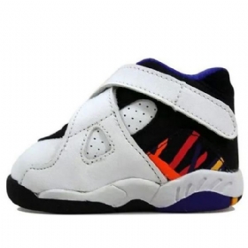 Nike Air Jordan Retro 8 Td Sko Til Børn Hvid