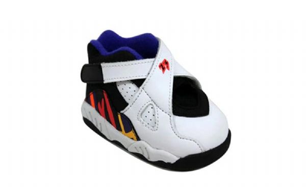 Nike Air Jordan Retro 8 Td Sko Til Børn Hvid