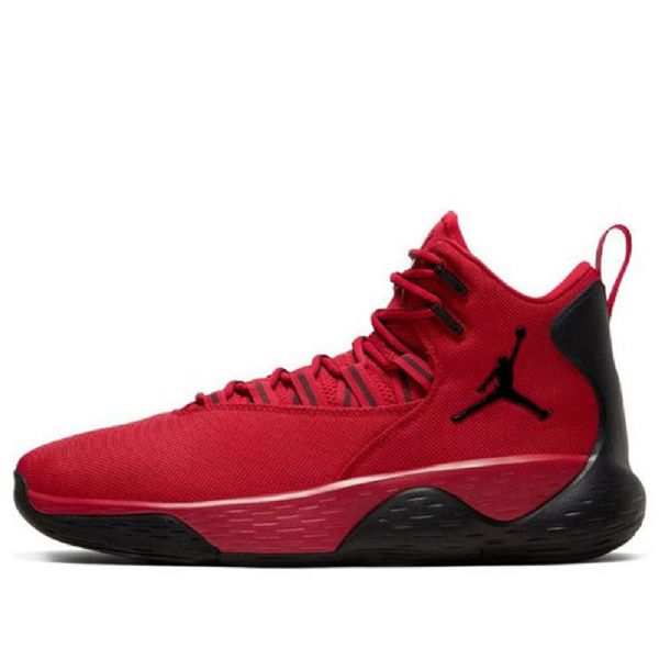 Nike Air Jordan Super Fly Mvp Pf Sneakers Til Mænd Sort Rød