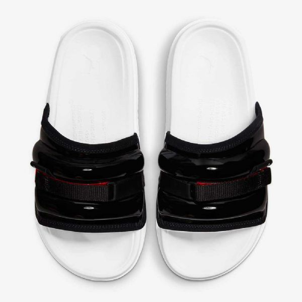 Nike Air Jordan Super Play Sandaler Til Mænd Blå Hvid