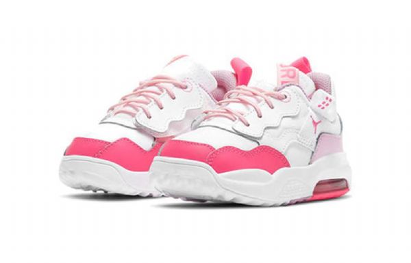 Nike Air Jordan Td Ma2 Sko Til Børn Hvid Lyserød