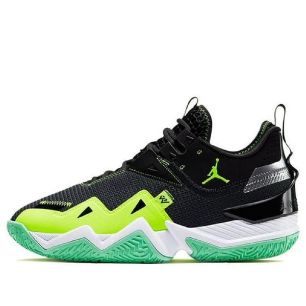 Nike Air Jordan Westbrook One Take Retro Basketball Sko Til Damer Sort Blå
