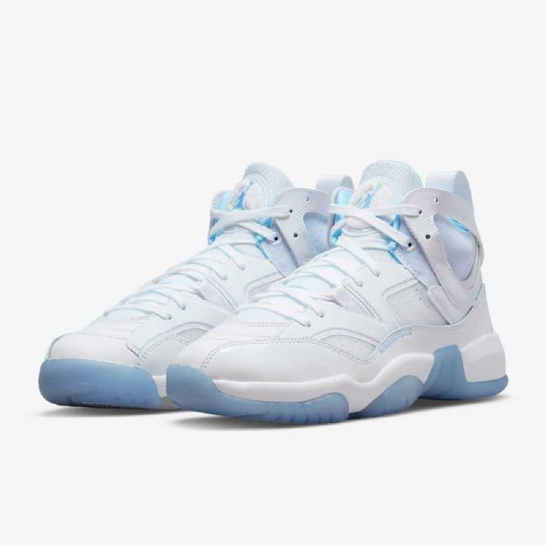 Nike Jumpman Two Trey Sko Til Damer Hvid Blå