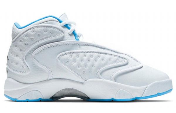 Nike Air Jordan Og Høje Overdele Retro Basketball Sko Til Damer Blå Hvid