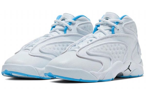 Nike Air Jordan Og Høje Overdele Retro Basketball Sko Til Damer Blå Hvid