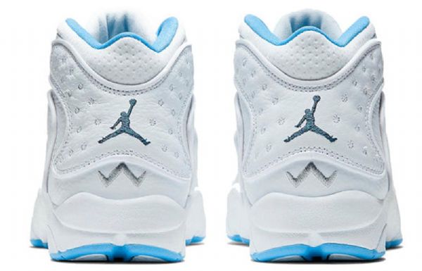 Nike Air Jordan Og Høje Overdele Retro Basketball Sko Til Damer Blå Hvid