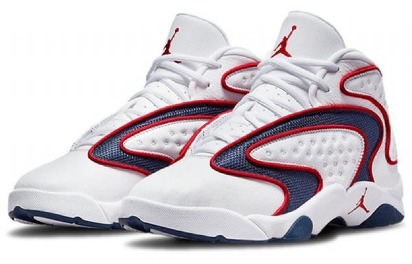 Nike Air Jordan Og Retro Basketball Sko Til Damer Hvid Rød