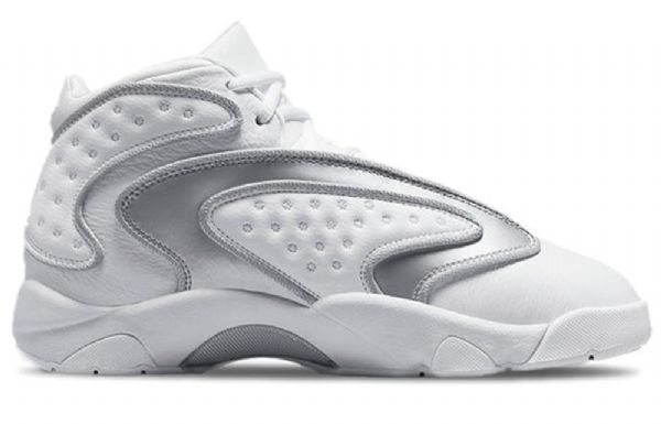 Nike Air Jordan Og Retro Basketball Sko Til Damer Hvid Sølv