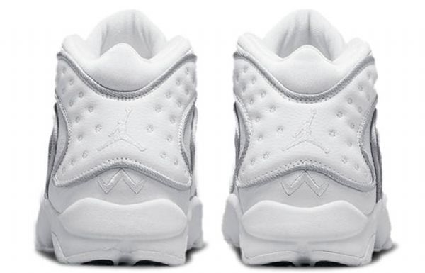 Nike Air Jordan Og Retro Basketball Sko Til Damer Hvid Sølv