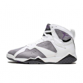 Nike Air Jordan 7 Flint 2021 Sko Til Mænd Hvid Grå