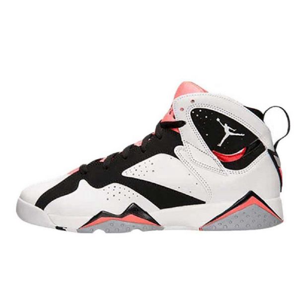Nike Air Jordan 7 Gg Hot Lava Sko Til Mænd Hvid Sort